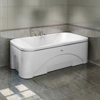 Акриловая ванна Radomir Лион 200х110 см Bronze с гидромассажем