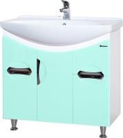 Тумба под раковину Bellezza Лагуна 85 салатовая