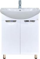 Тумба с раковиной Misty Лаванда 60 прямая