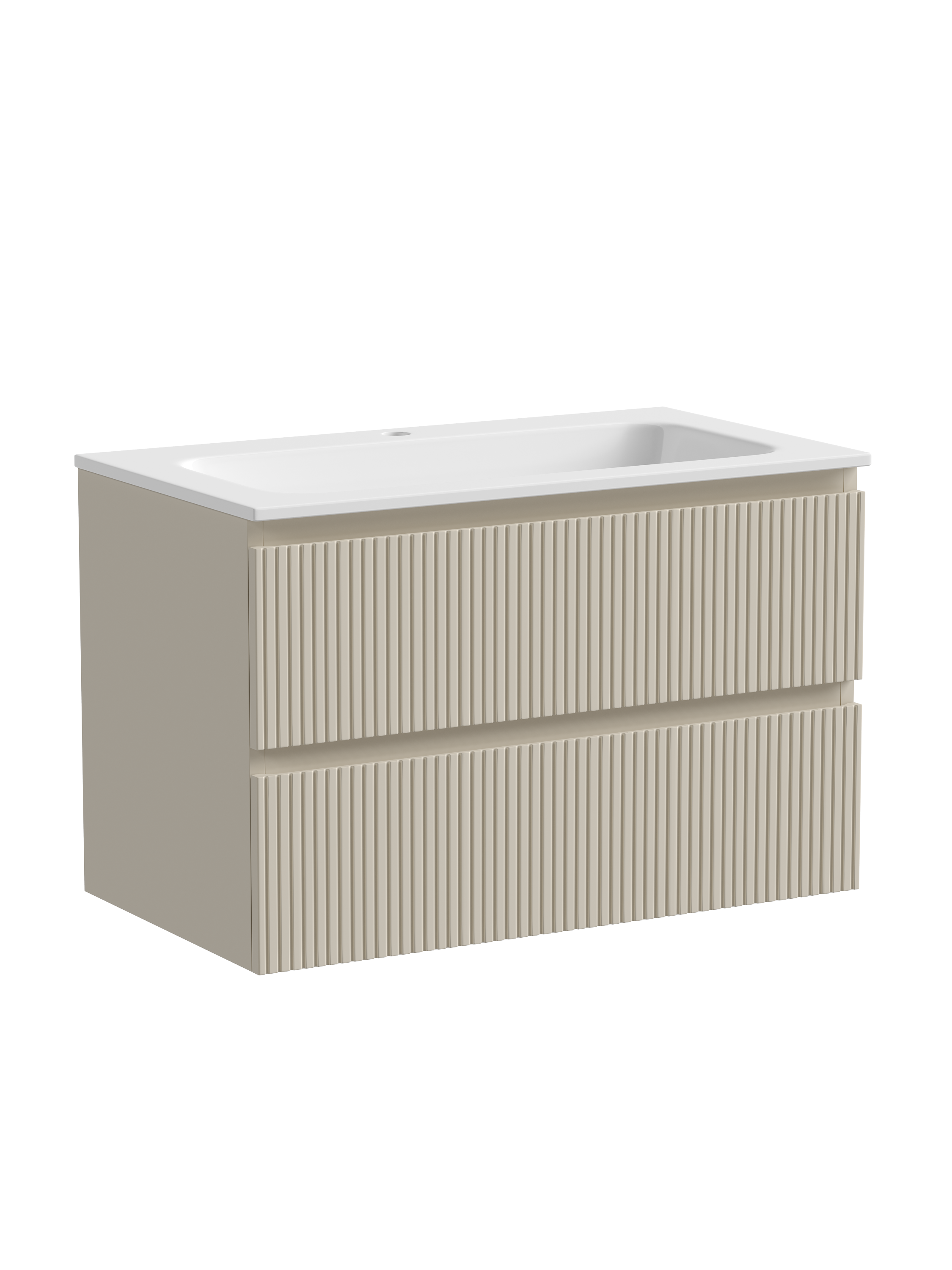 Тумба с раковиной Sancos Snob T 80 Beige Soft SNT80CE, подвесная