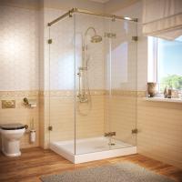 Душевой уголок Vegas Glass AFP-Fis DYNASTY 110 05 crystalvision R профиль бронза, стекло crystalvision