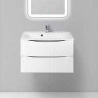 Тумба с раковиной BelBagno Marino 75 bianco lucido