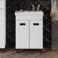 Тумба с раковиной Onika Балтика-Квадро Black 60.11