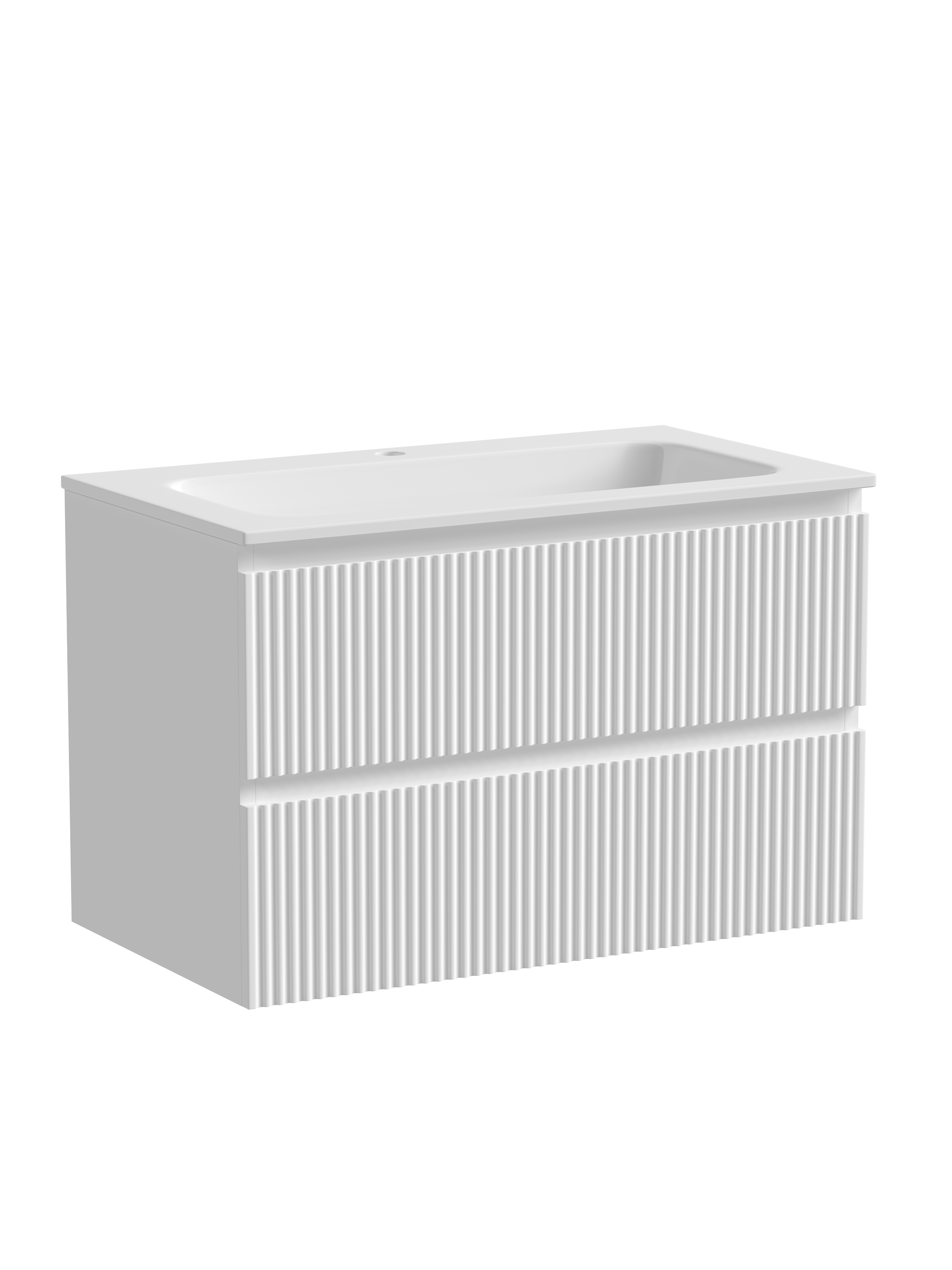 Тумба с раковиной Sancos Snob R 80 Bianco SNR80W, подвесная