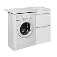 Тумба Runo Орион 45 с умывальником Gamma 105, левое крыло