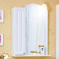 Зеркало-шкаф Бриклаер Анна 60 L, белый