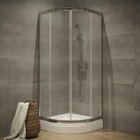 Душевой уголок Triton Альфа-хром Щ0000049613 90х90 см с поддоном