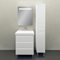 Мебель для ванной 1MarKa Кода 60Н белый глянец