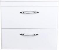 Тумба с раковиной Style Line Каре 70 подвесная. Люкс Plus, белая