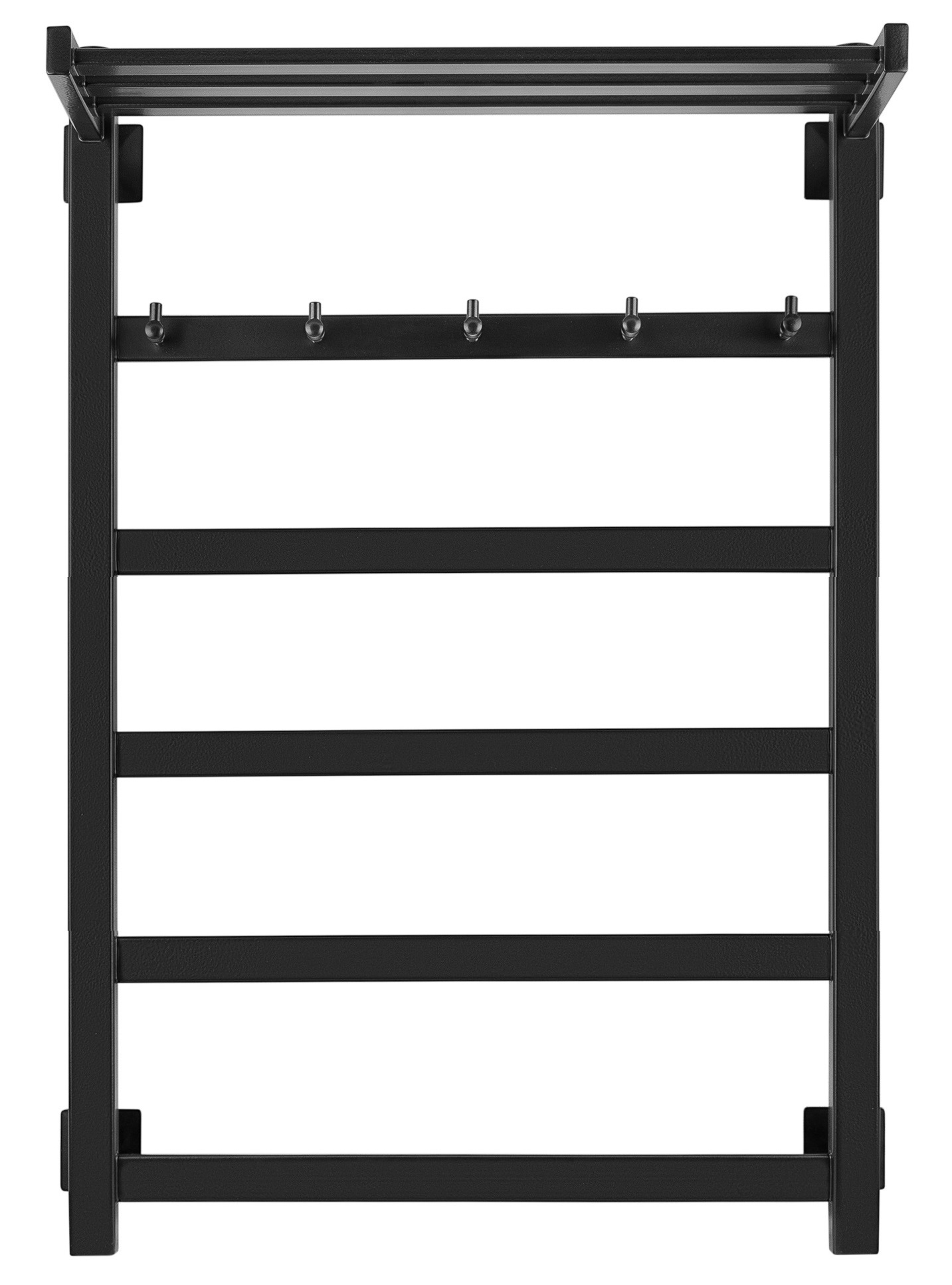 Полотенцесушитель водяной Secado Корсико 1 КСП 80/40, черный матовый