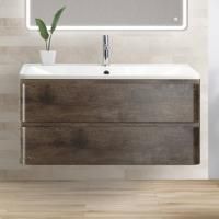 Тумба с раковиной BelBagno Albano 80 подвесная, robere nature grigio