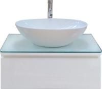 Тумба под раковину Misty Скай 80 подвесная, с подсветкой