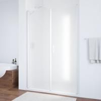 Душевая дверь в нишу Vegas Glass EP-F-2 135 01 10 R профиль белый, стекло сатин