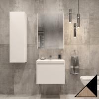 Мебель для ванной Velvex Klaufs 60.1Y черная, шатанэ, подвесная