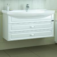 Тумба с раковиной СанТа Верона 105 подвесная, 2 ящика