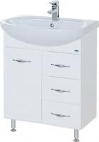 Тумба под раковину Bellezza Стелла 65 3 ящика белая