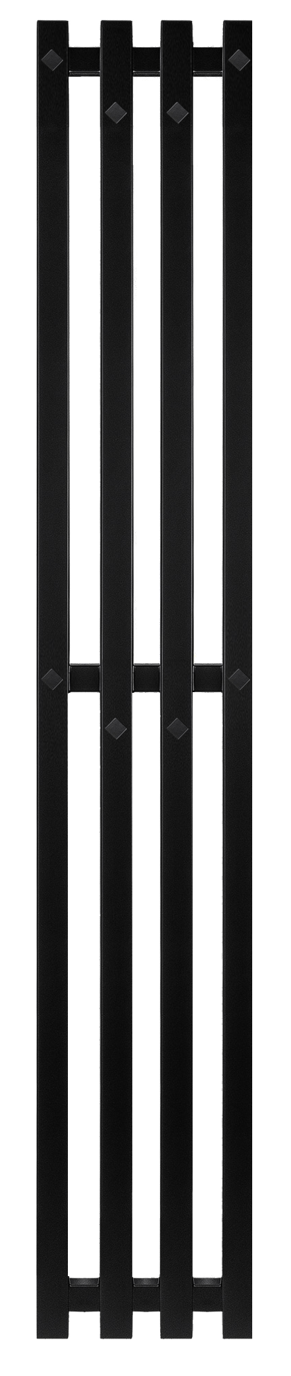 Полотенцесушитель электрический Secado Сандриго 4К 1500/210 L, черный матовый Полотенцесушитель электрический Secado Сандриго 4К 1500/210 L, черный матовый