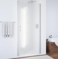 Душевая дверь в нишу Vegas Glass EP 65 07 02 профиль матовый хром, стекло шиншилла