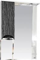 Зеркало-шкаф Misty Лорд 65 бело-черная пленка L