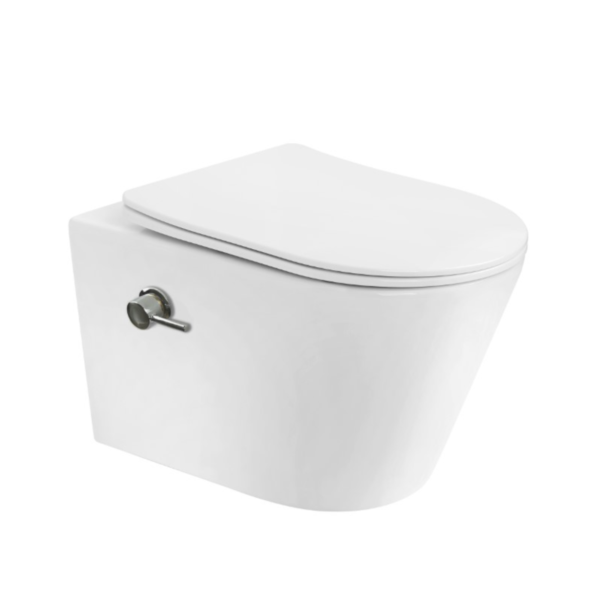 Унитаз подвесной Boheme Avva 973-SET-2-MW с функцией биде и сидением микролифт