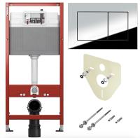 Инсталляция для унитаза Tece TECEbase 9400412 с клавишей смыва