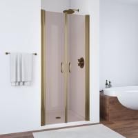 Душевая дверь в нишу Vegas Glass Е2Р 95 05 05 профиль бронза, стекло бронза