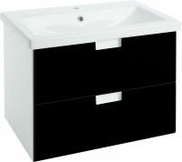 Тумба с раковиной Bellezza Пегас 60 подвесная, черная