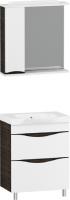Мебель для ванной Am.Pm Like 65 напольная, белый глянец, венге