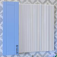 Зеркало-шкаф Sanflor Глория 65 L, голубой