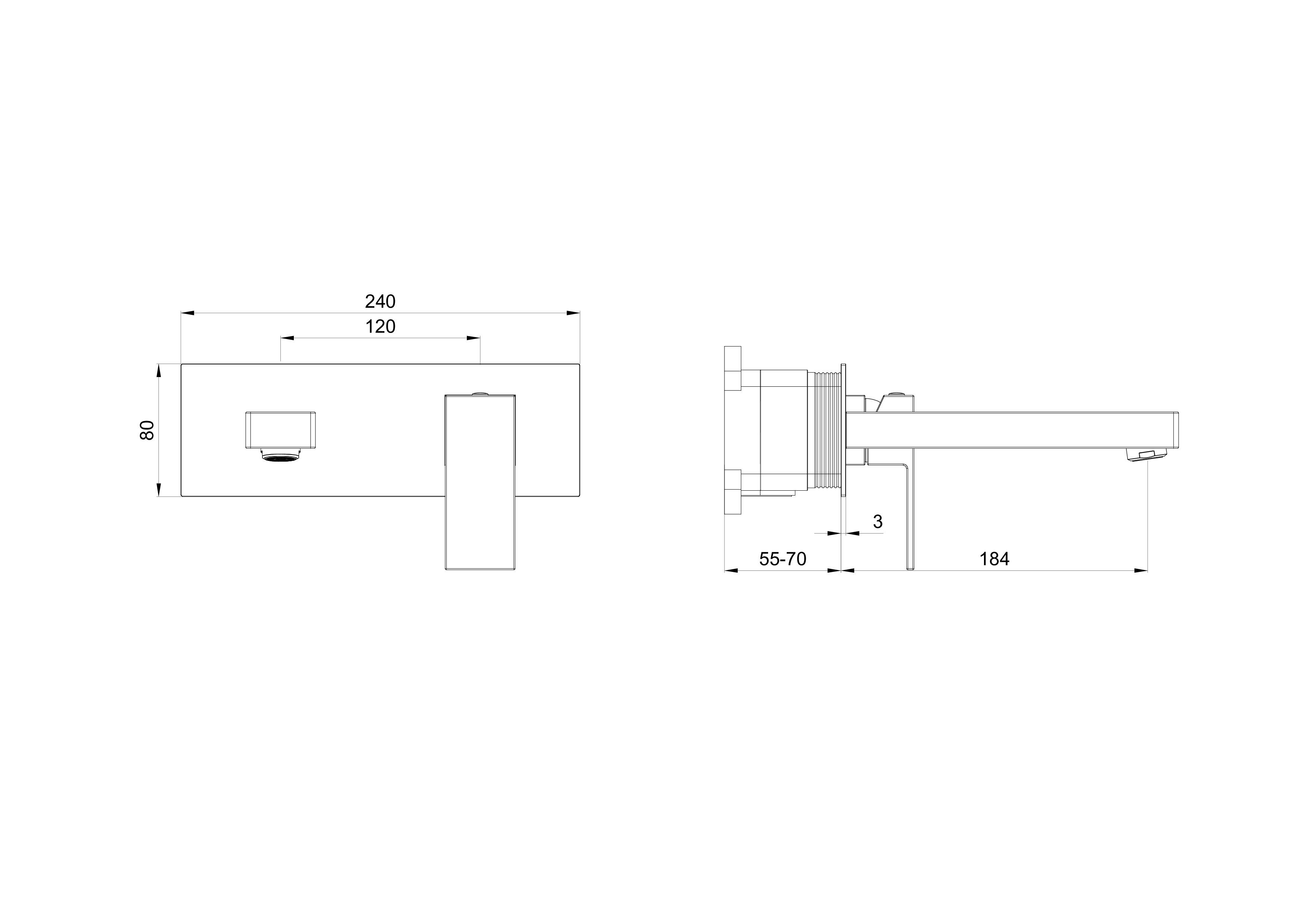 Смеситель для раковины Wonzon & Woghand Cube WW-88869016-BGM