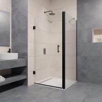 Душевой уголок RGW Passage PA-36B (595-615)х900х1950 профиль черный, стекло прозрачное