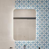 Зеркало Diwo Кострома 50 с подсветкой, белое