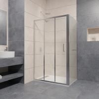 Душевой уголок RGW Passage PA-73-1 (885-925)х1000х1950 профиль хром, стекло прозрачное