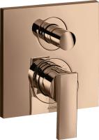 Смеситель для ванны Axor Citterio 39455300 полированное красное золото