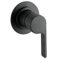 Смеситель для душа Webert DoReMi DR880101560 с внутренней частью, черный матовый