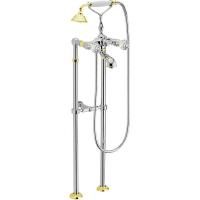 Смеситель для ванны Webert Karenina KA720801017 хром/золото