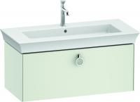 Тумба с раковиной Duravit White Tulip 105 с ручкой, шелковисто-матовый