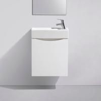 Тумба с раковиной BelBagno Mini 50 bianco lucido левая