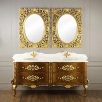 Мебель для ванной Migliore Virginia 180 орех светлый для смесителя на 1 отверстие