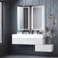 Мебель для ванной Aquaton Сакура 120 ольха наварра, белая