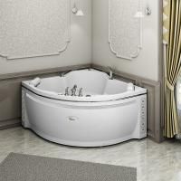 Акриловая ванна Radomir Сорренто 148х148 см White с гидромассажем