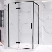 Душевой уголок Bravat Blackline 120х80х195, L