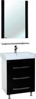 Мебель для ванной Bellezza Рокко 50 напольная, черная