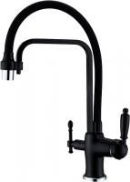 Смеситель для кухни Zorg Sanitary ZR 342-6 YF Black