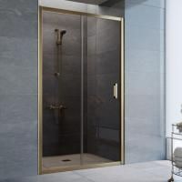 Душевая дверь в нишу Vegas Glass ZP 110 05 05 профиль бронза, стекло бронза