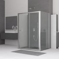 Душевой уголок RGW Classic CL-45 P (1490-1540)х700х1850 профиль хром, стекло прозрачное