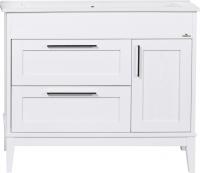 Тумба с раковиной ValenHouse Эйвори 105 белая