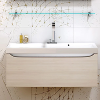 Тумба с раковиной Aqwella 5 stars Verona 100 акация