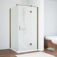 Душевой уголок Vegas Glass AFP-Fis TUR NOVO h1890 90*80 05 10 R профиль бронза, стекло сатин