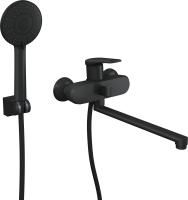 Смеситель для ванны Rush Nevis NE1735-51Black универсальный